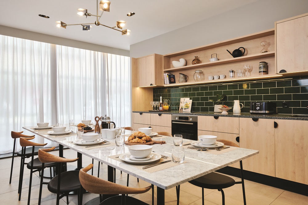 Dexter Moren Associates-Gatehouse Apartments dining area