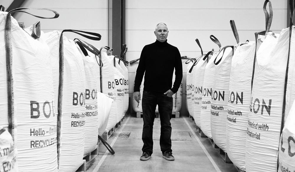 Håkan Nordin of Bolon flooring at London Design Week 2022