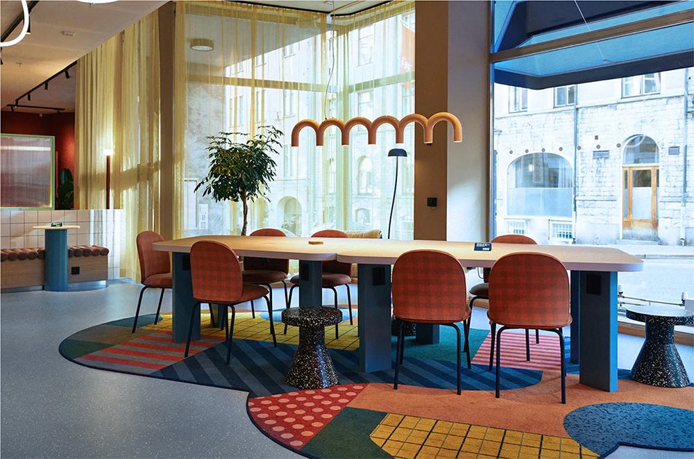 Scandic Go Stockholm hotel hospitality design koncept - lobby